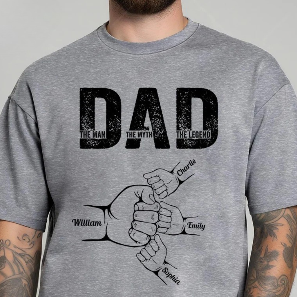 Personalized Dad Shirt, Father’s Day Gift