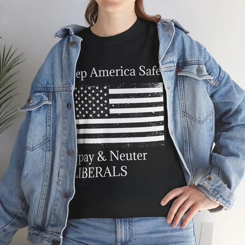Keep America Safe Tshirt, Spay & Neuter Tee