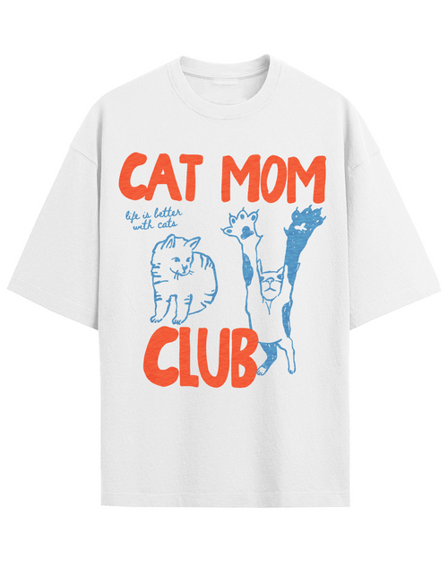 Cat Mom Club Shirt, Lover Cat Tshirt