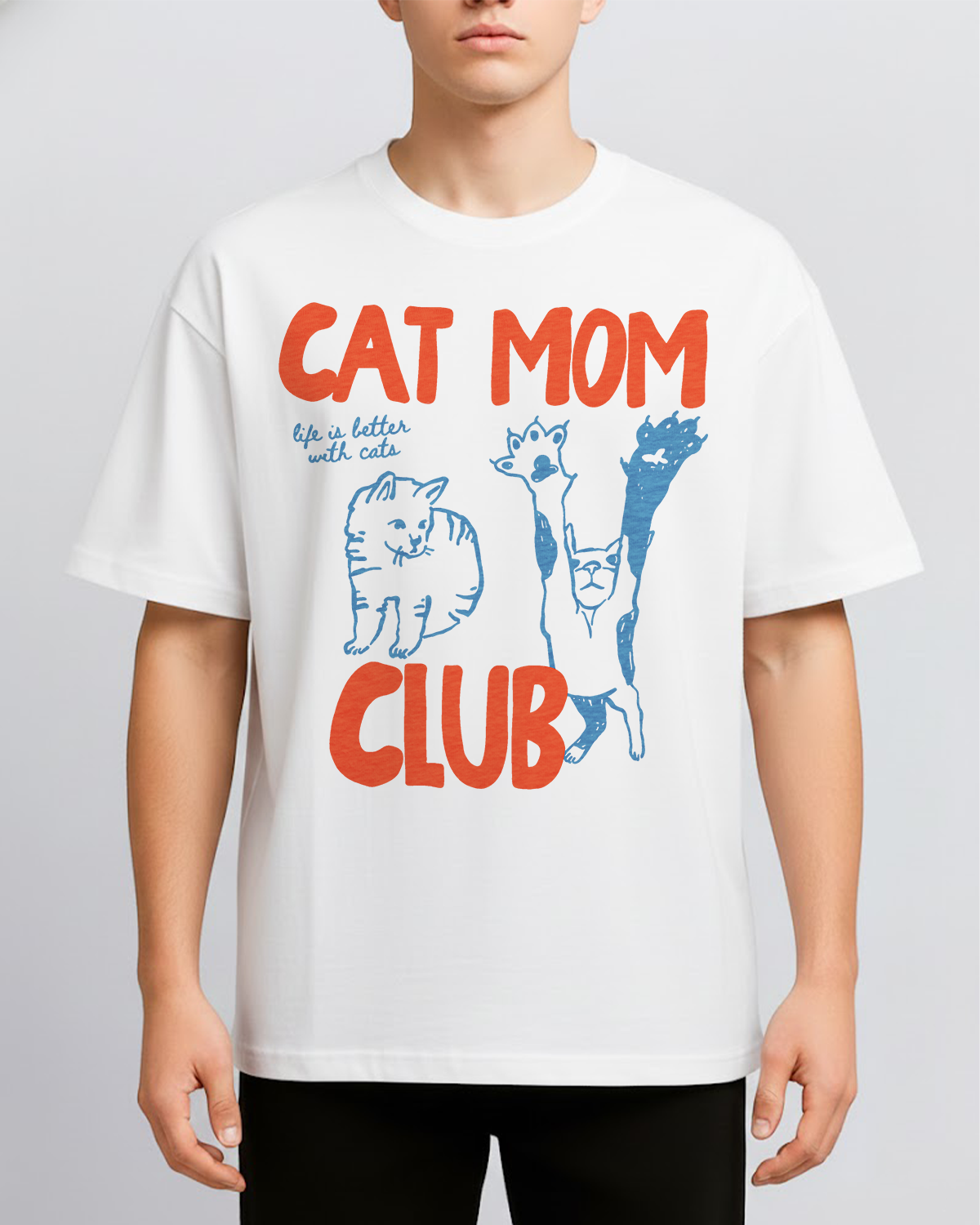 Cat Mom Club Shirt, Lover Cat Tshirt