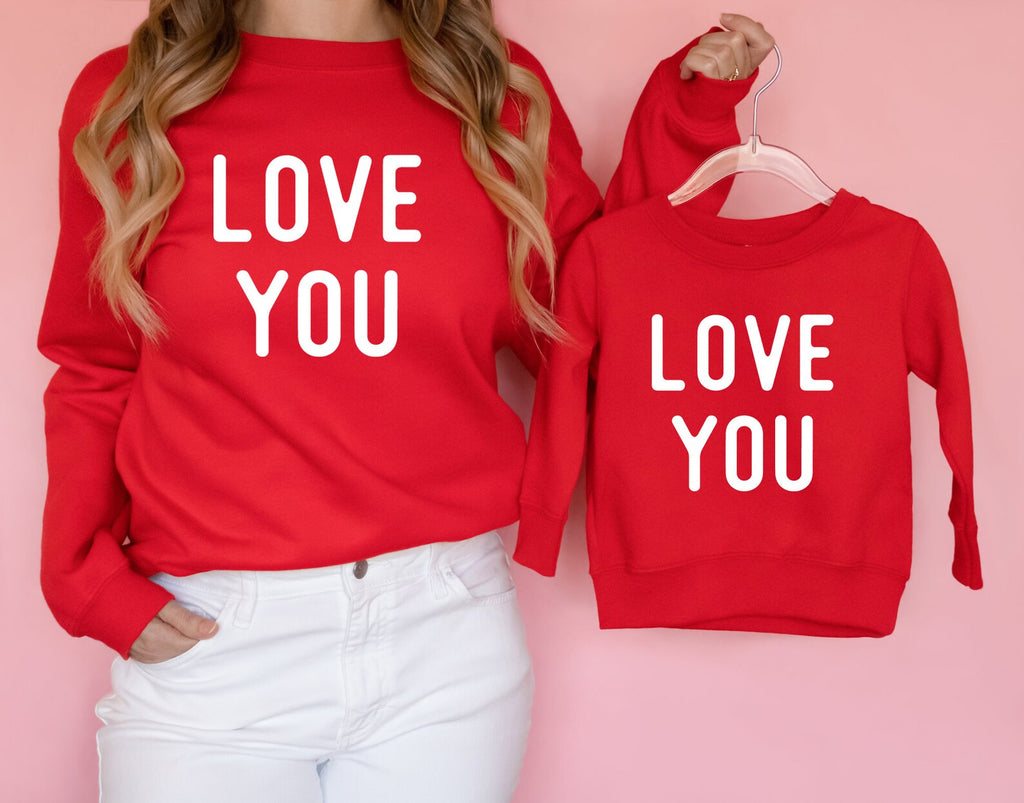 Love You More Tshirt, Matching Family Mom and me Tee