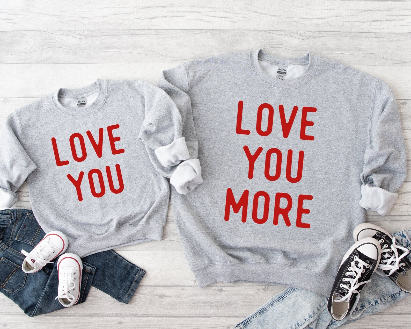 Love You More Tshirt, Matching Family Mom and me Tee