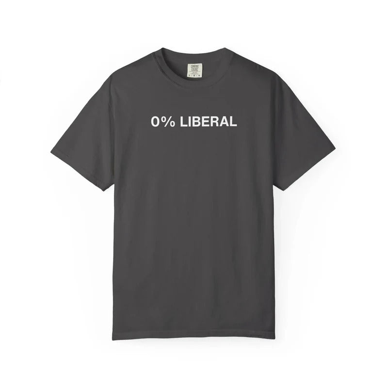 0% Liberal TShirt, Unisex Tee