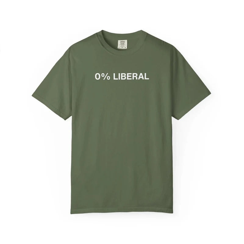 0% Liberal TShirt, Unisex Tee