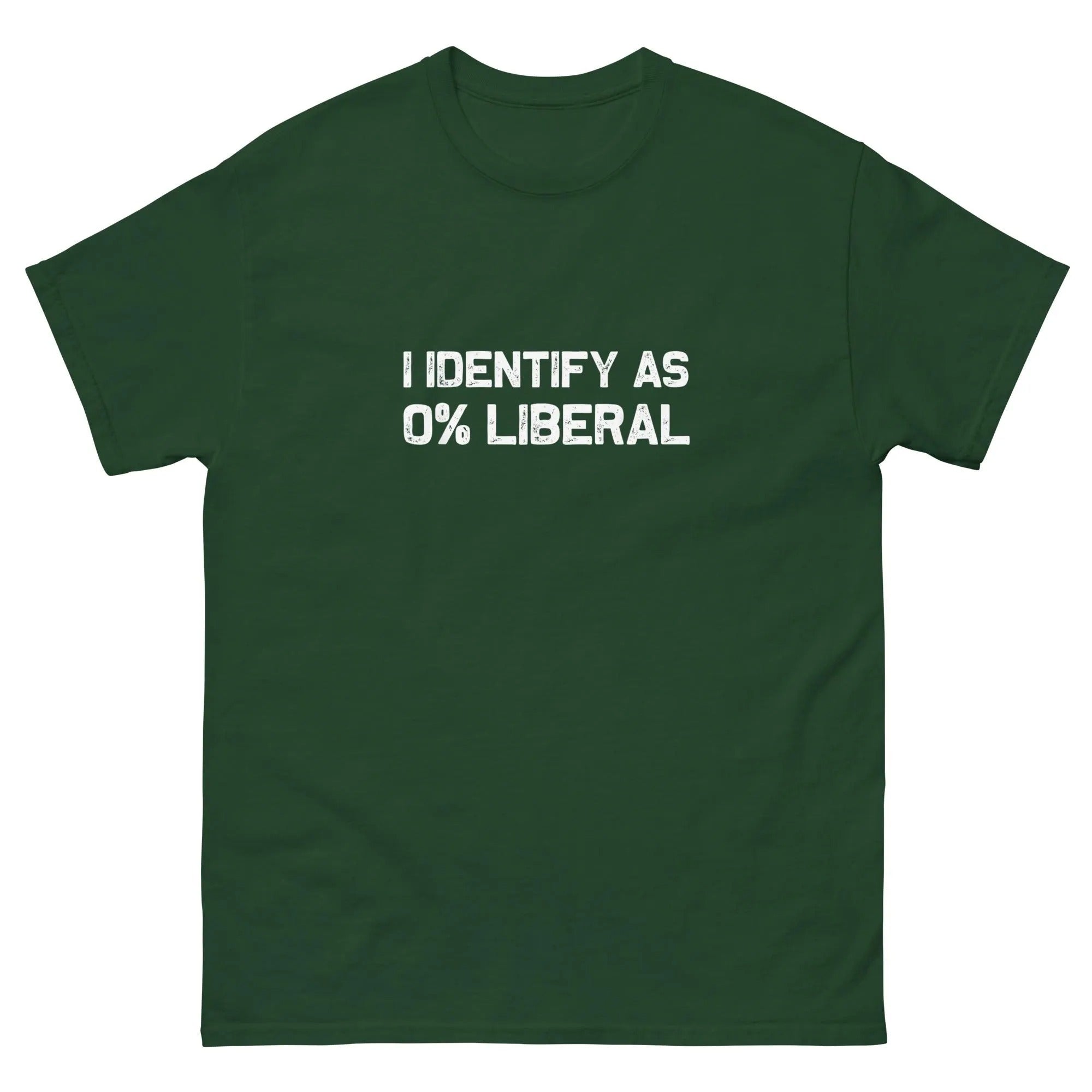 I Identify As Zero Percent Liberal Tshirt
