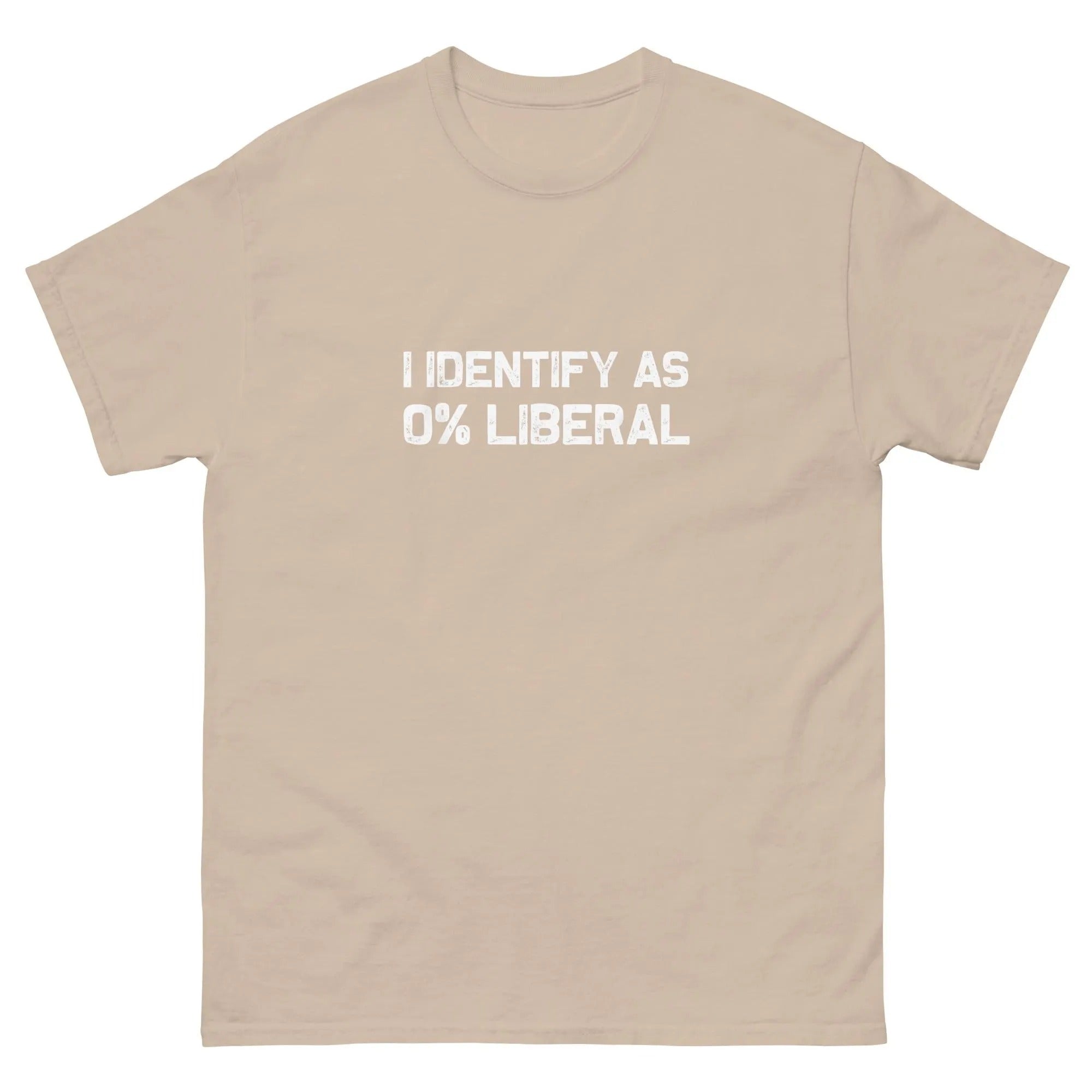 I Identify As Zero Percent Liberal Tshirt