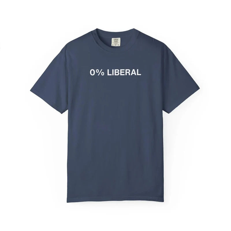 0% Liberal TShirt, Unisex Tee