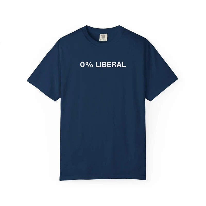 0% Liberal TShirt, Unisex Tee