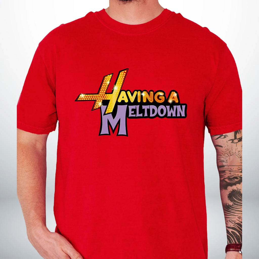 Having A Meltdown TShirt, Mental Health Tee, Vintage 90s Style