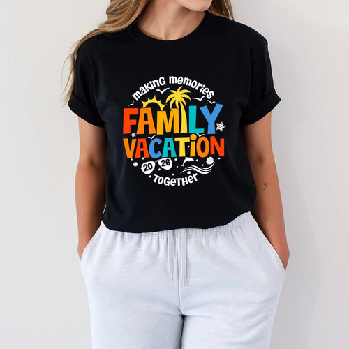 Custom Family Vacation 2026 Shirt, Family Trip, Matching Memories Shirt