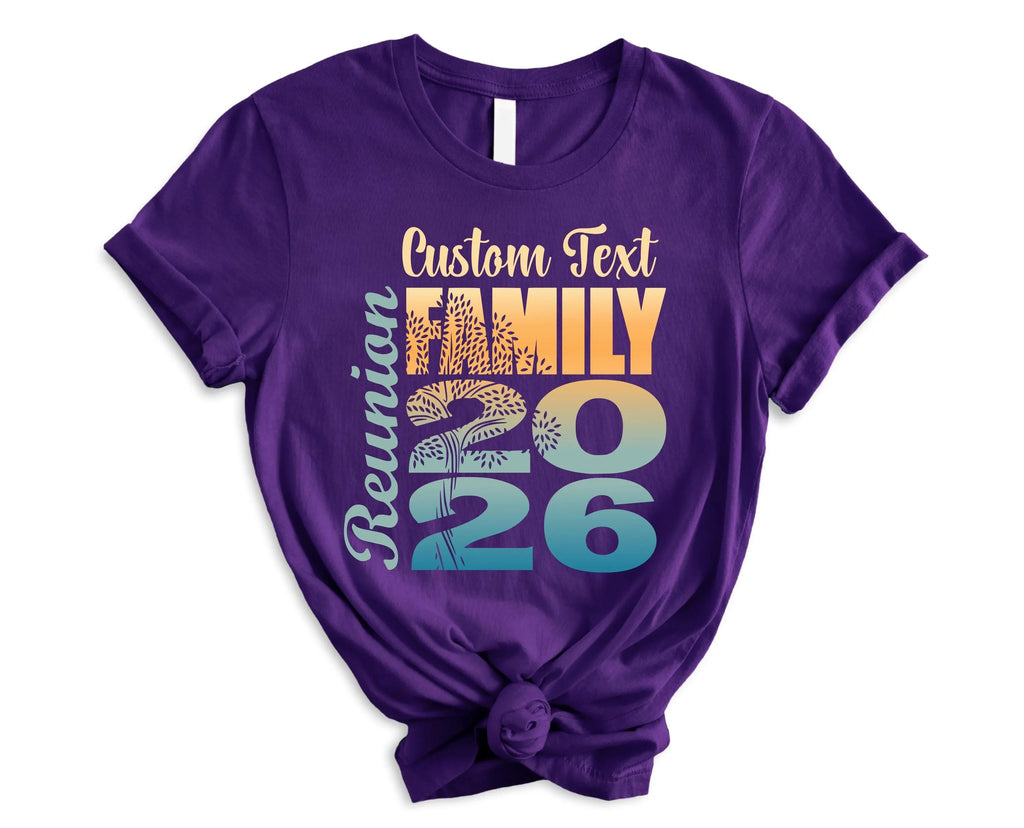 2026 Family Reunion Shirt, Personalized Matching Family Tee