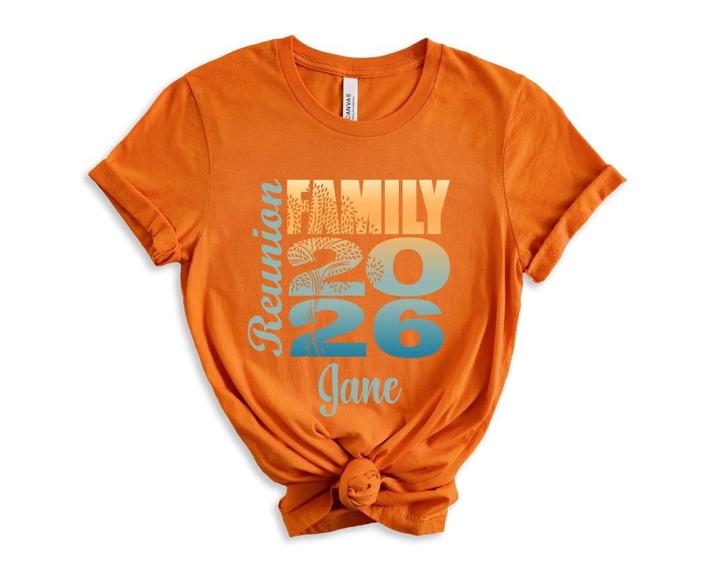 2026 Family Reunion Shirt, Personalized Matching Family Tee