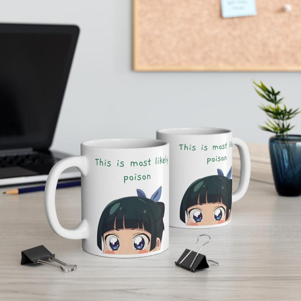Apothecary Diaries Maomao Mug, This Is Most Likely Poison Coffee Mug