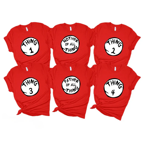 Custom Thing Shirt, Funny Family Matching Tee, Personalized Group T-Shirt