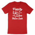 Family Where Life Begins And Love Never Ends Shirt, Family Tshirt