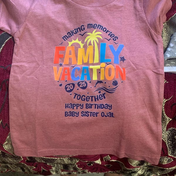 Custom Family Vacation 2026 Shirt, Family Trip, Matching Memories Shirt