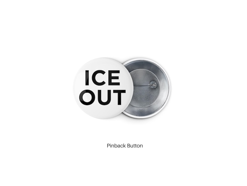 Ice Out Button Pack, Be Good Pinback, Protest Statement Pin, Activism Enamel Button Set